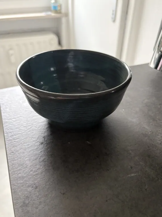 Bol artisanale en céramique noir