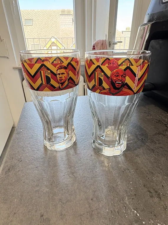 Verres Coca-Cola collector Diables Rouges